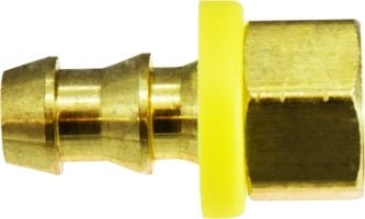 5/16 X 5/16 PUSH ON HOSE BARB X F INVERTED FLARE ADAPTER MM-30316| Replaces 07213-0505 │ Midland Industries