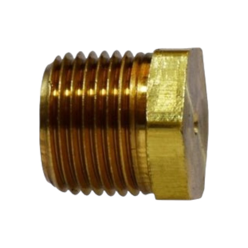 Solid Brass Hex Plug