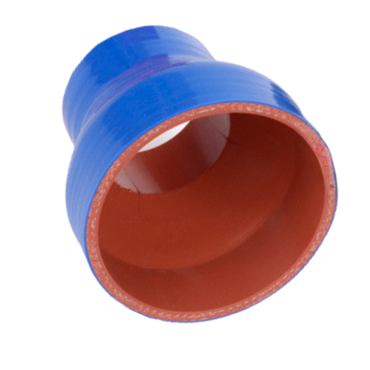 1.75in x 3in I.D. Blue Straight Silicone Reducer │ Flex Technologies 