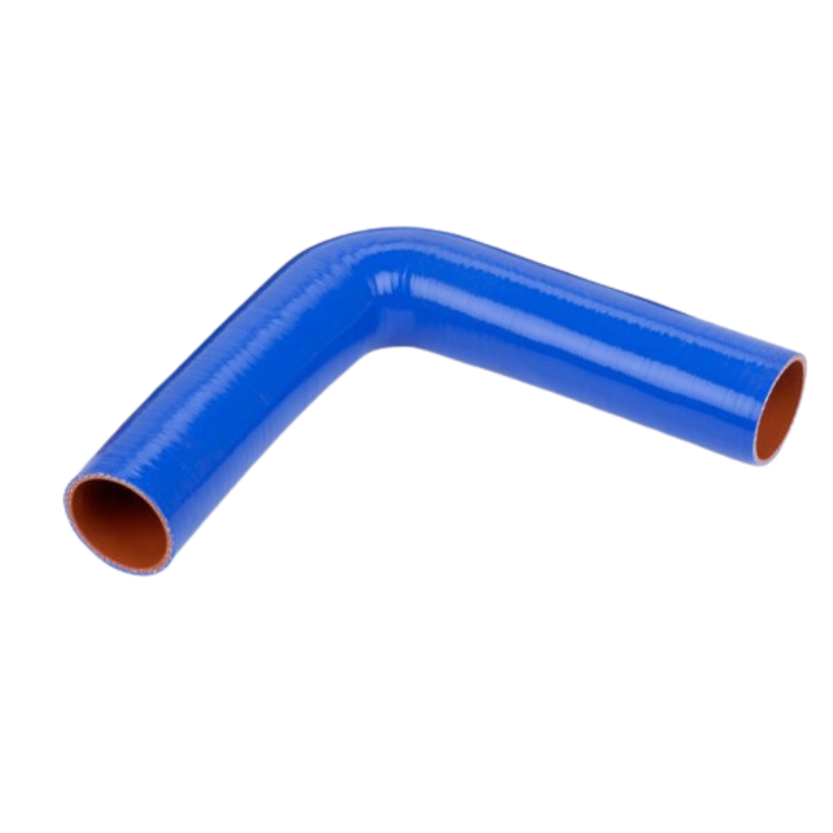 4.00in I.D. 90 Degree Preformed Coolant Hose | Blue With 10" Legs │ Flex Technologies 