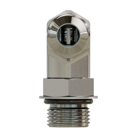 6801-12-10 90° Elbow Adapter – 3/4" Male JIC x 5/8" Male ORB