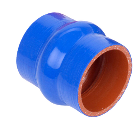 3.50in I.D. Blue Silicone Hump Hose | 4in Length │ Flex Technologies 