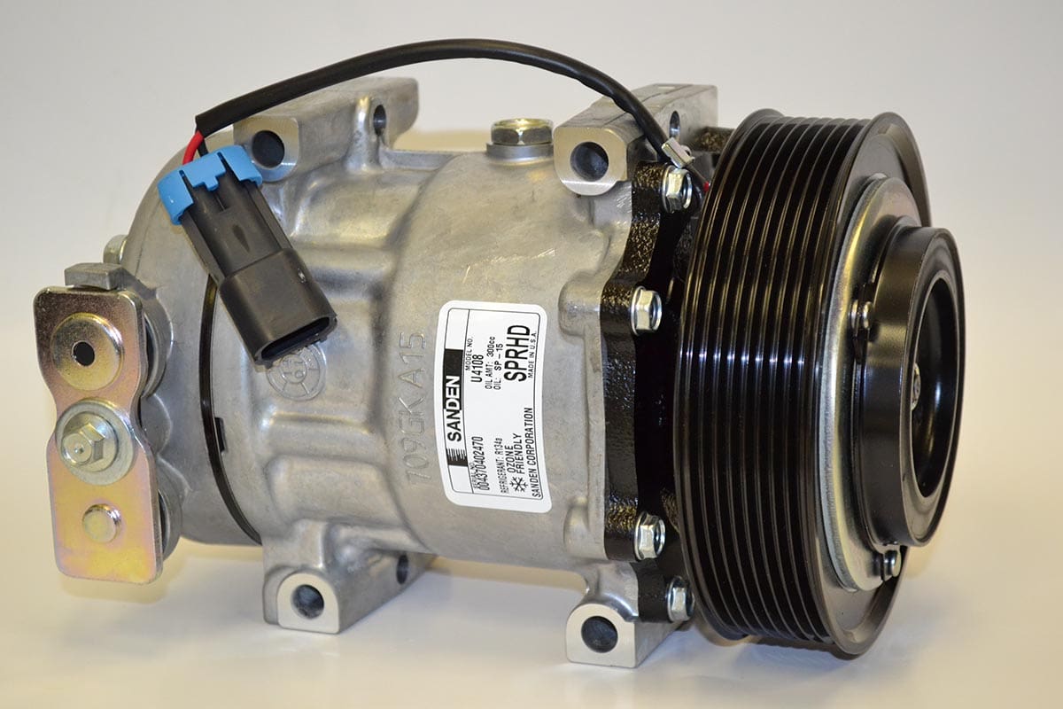 Sanden 4108 A/C Compressor – 8 Groove 140mm Direct Mount