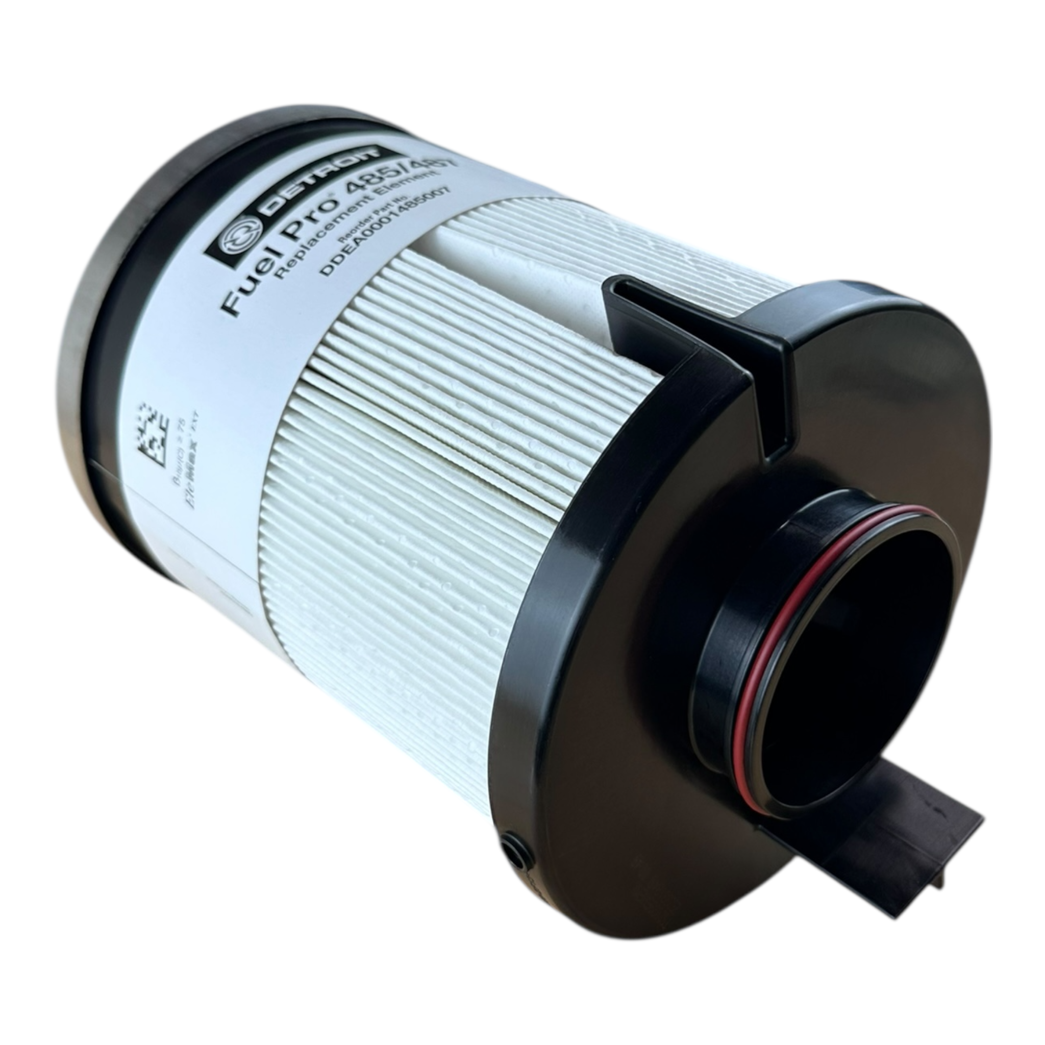 Detroit A00001485007 Fuel Filter on White Background