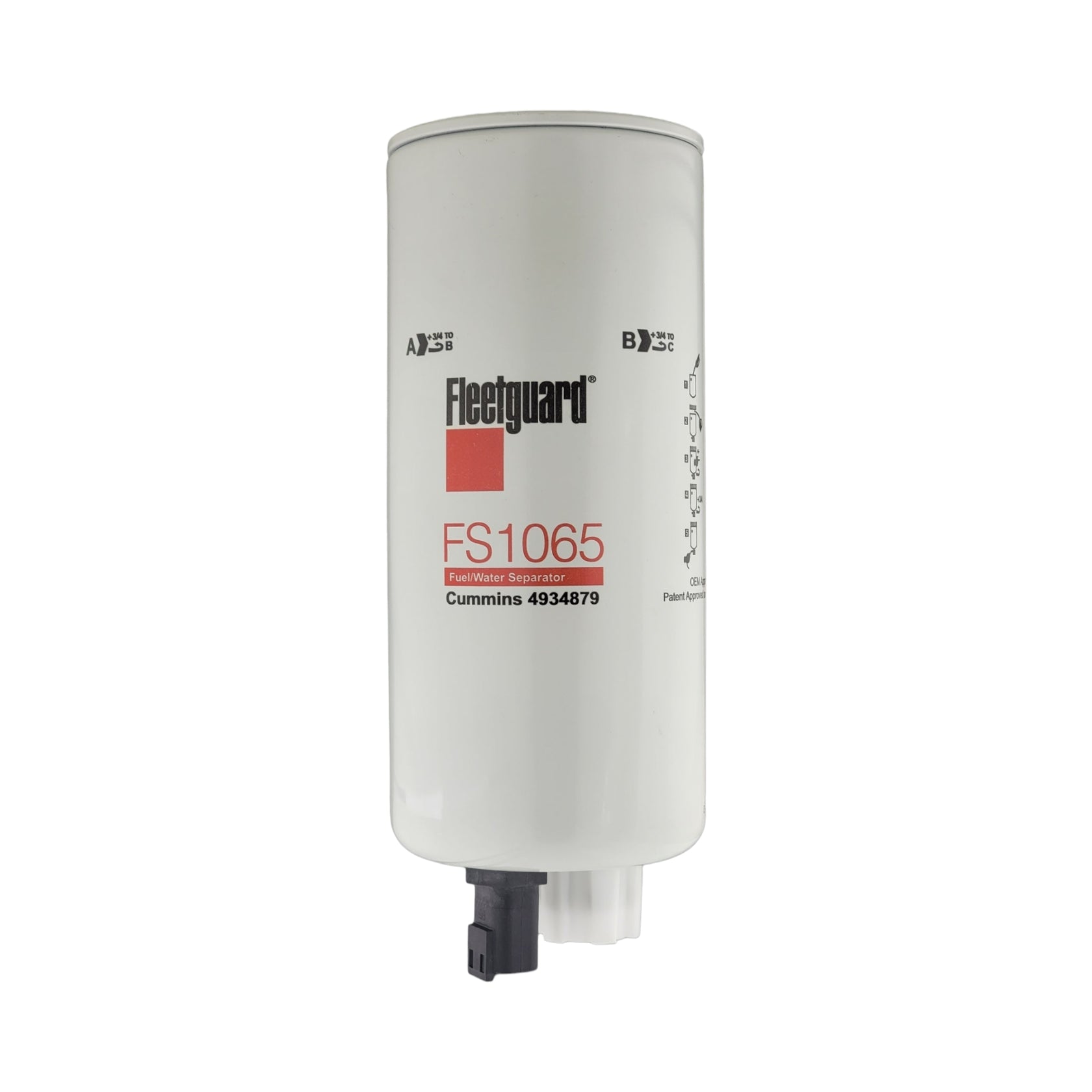 Fleetguard FS1065 Fuel/Water Separator for Cummins Bus Engines – All ...
