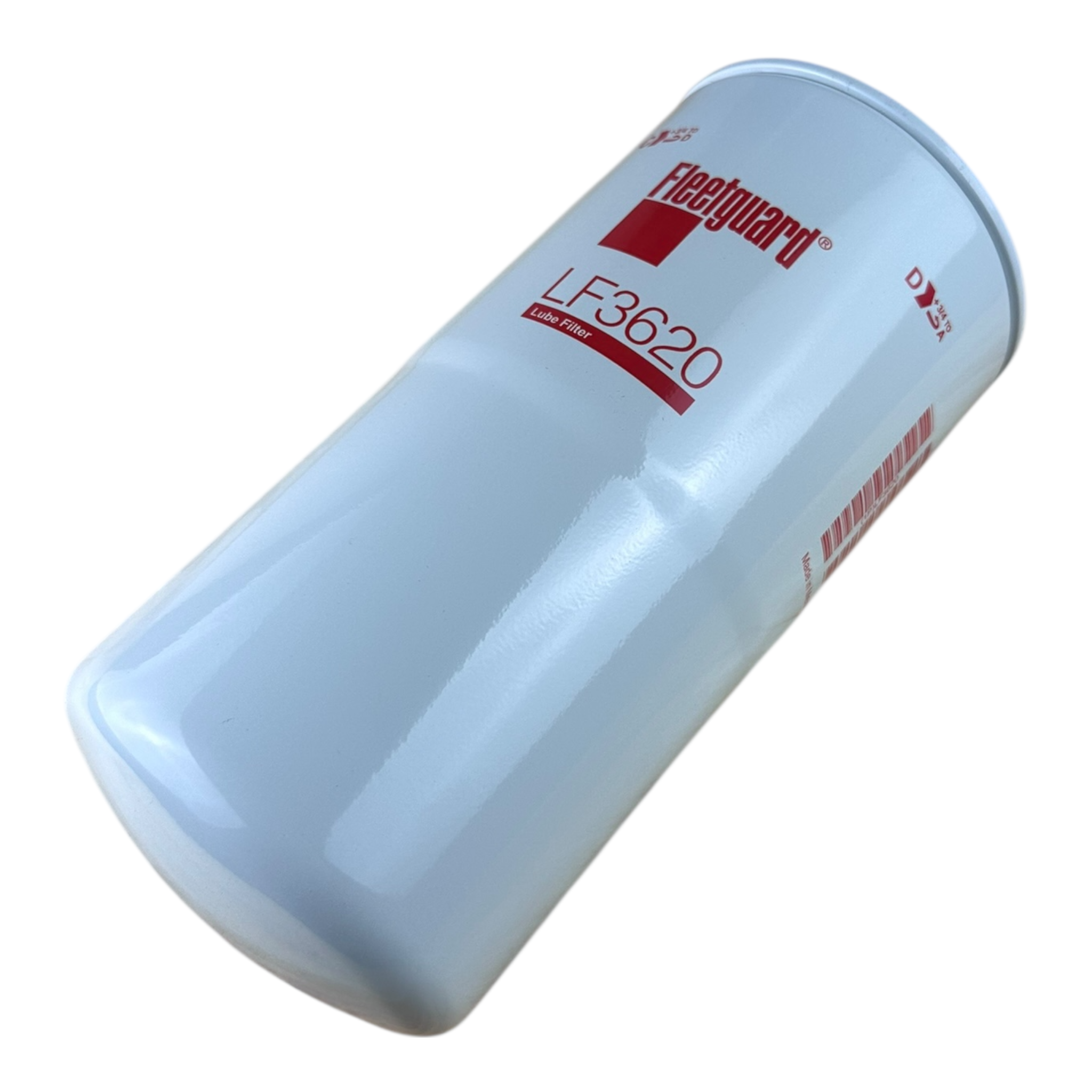 Fleetguard LF3620 Oil Filter on a white background