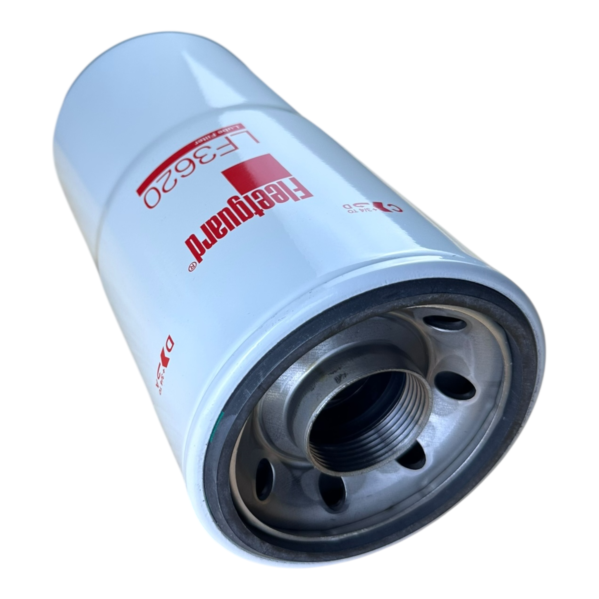 Fleetguard LF3620 Oil Filter on a white background