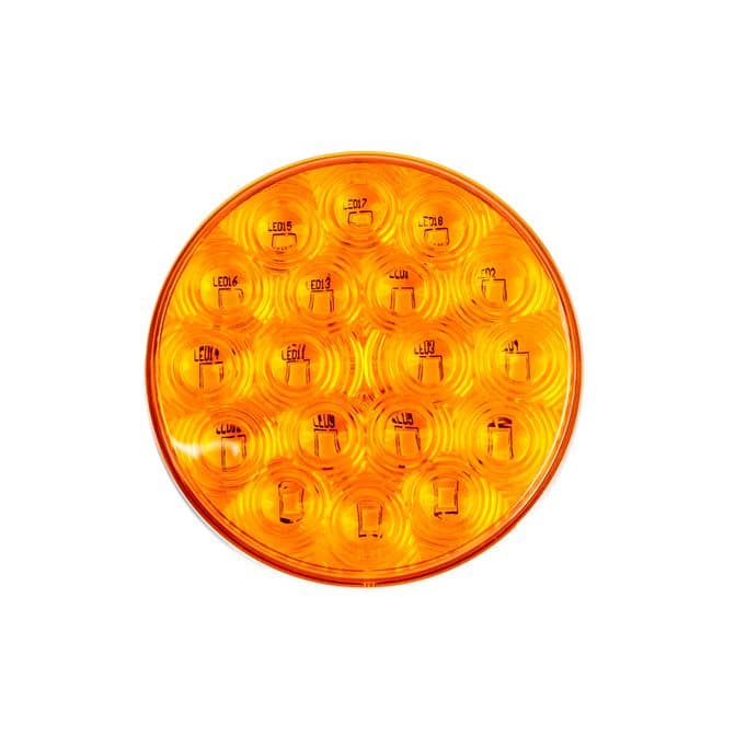 HD Value HDV4002Y Amber 18-LED Front/Park/Turn Light – 4 in Round