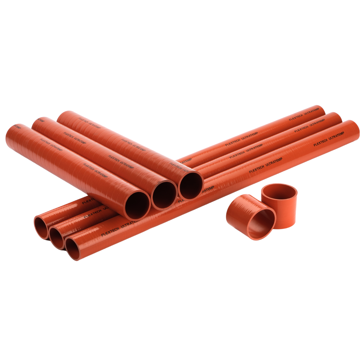 3.25in I.D. Oxide Red High Temp NOMEX Tubing | 3 Foot Stick │ Flex Technologies 