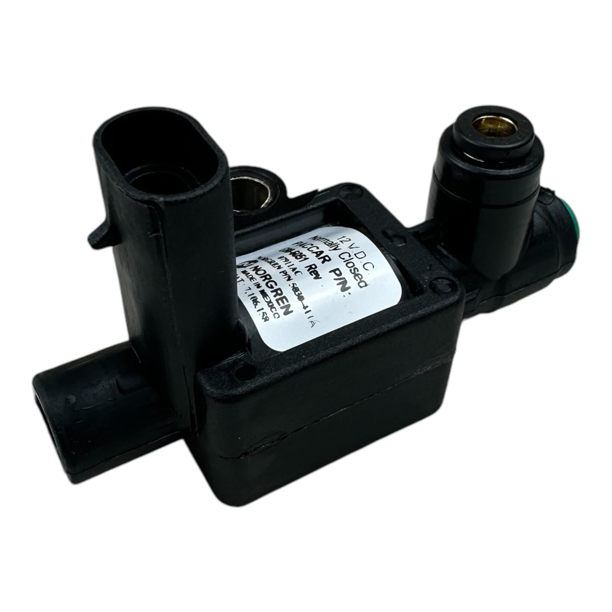 Paccar G90-6051 3 Way Normally Closed Fan Solenoid Valve │ Paccar 