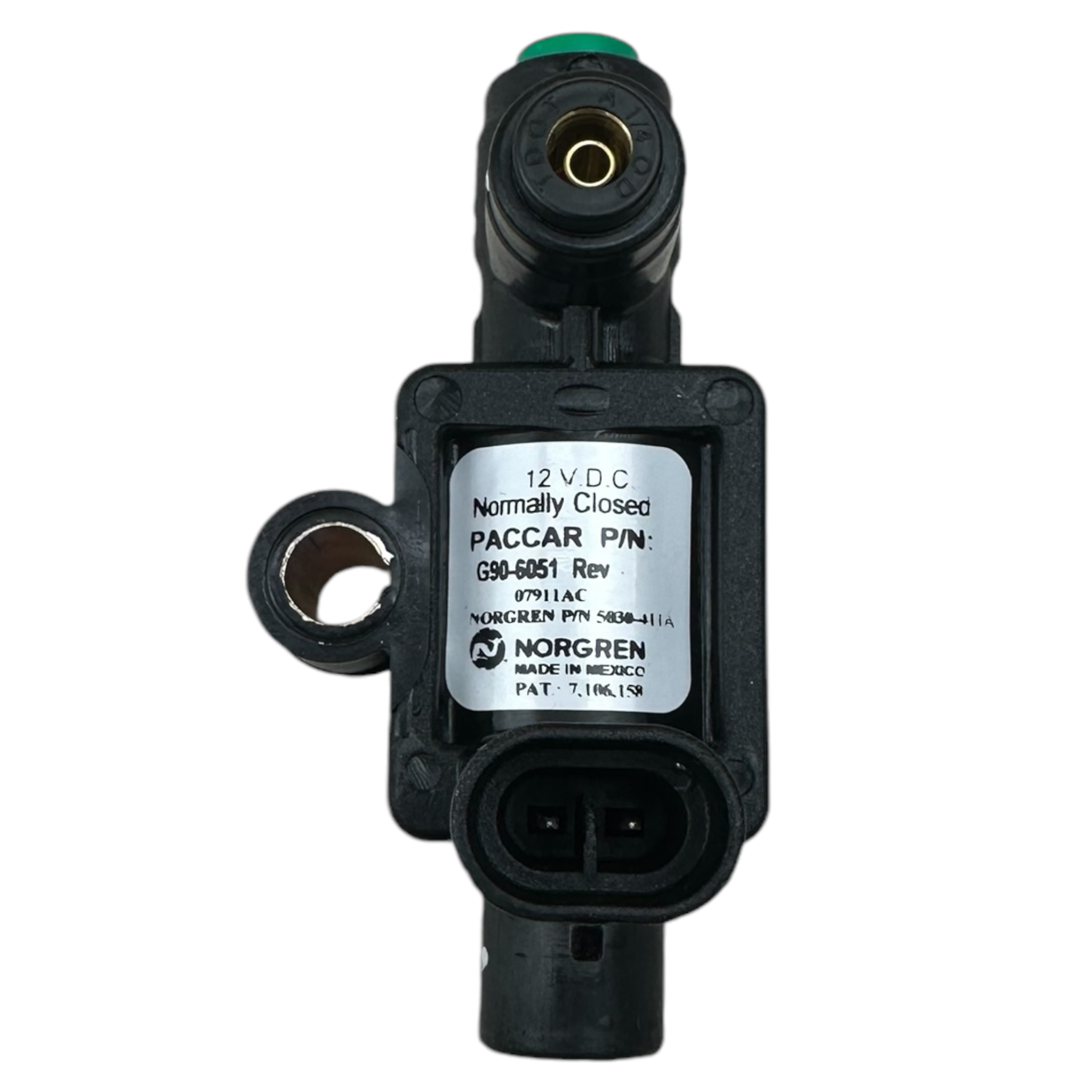 Paccar G90-6051 3 Way Normally Closed Fan Solenoid Valve │ Paccar 