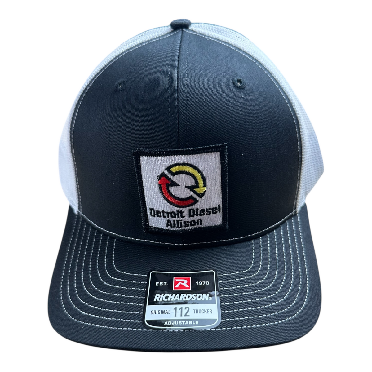 Richardson 112 Retro Detroit Diesel Patch Trucker Hat │ Richardson 