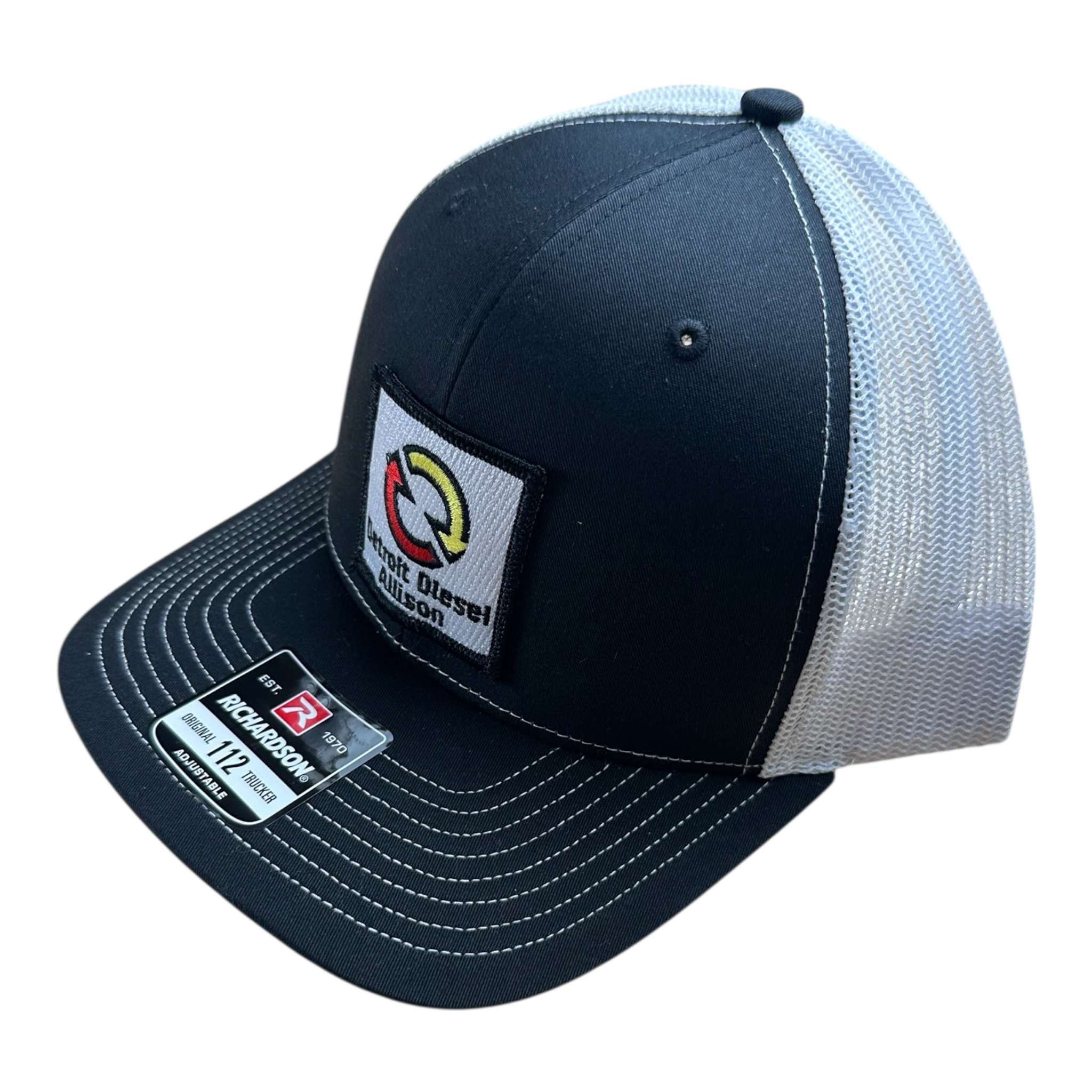 Richardson 112 Retro Detroit Diesel Patch Trucker Hat │ Richardson 