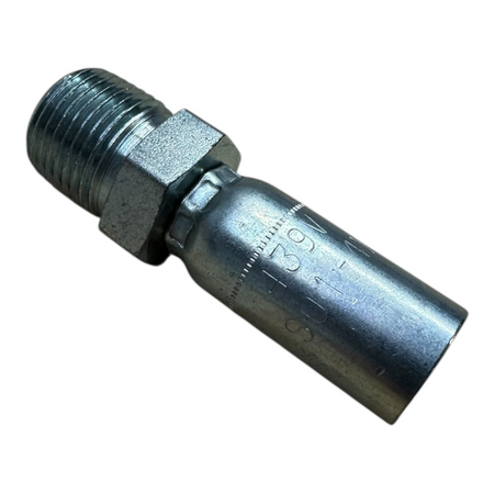 Couplamatic CS01-4X8 Hose Coupling │ 1/4 Hose X 1/2 Male Pipe⎪Replaces Weatherhead 04U-108 │ Couplamatic 