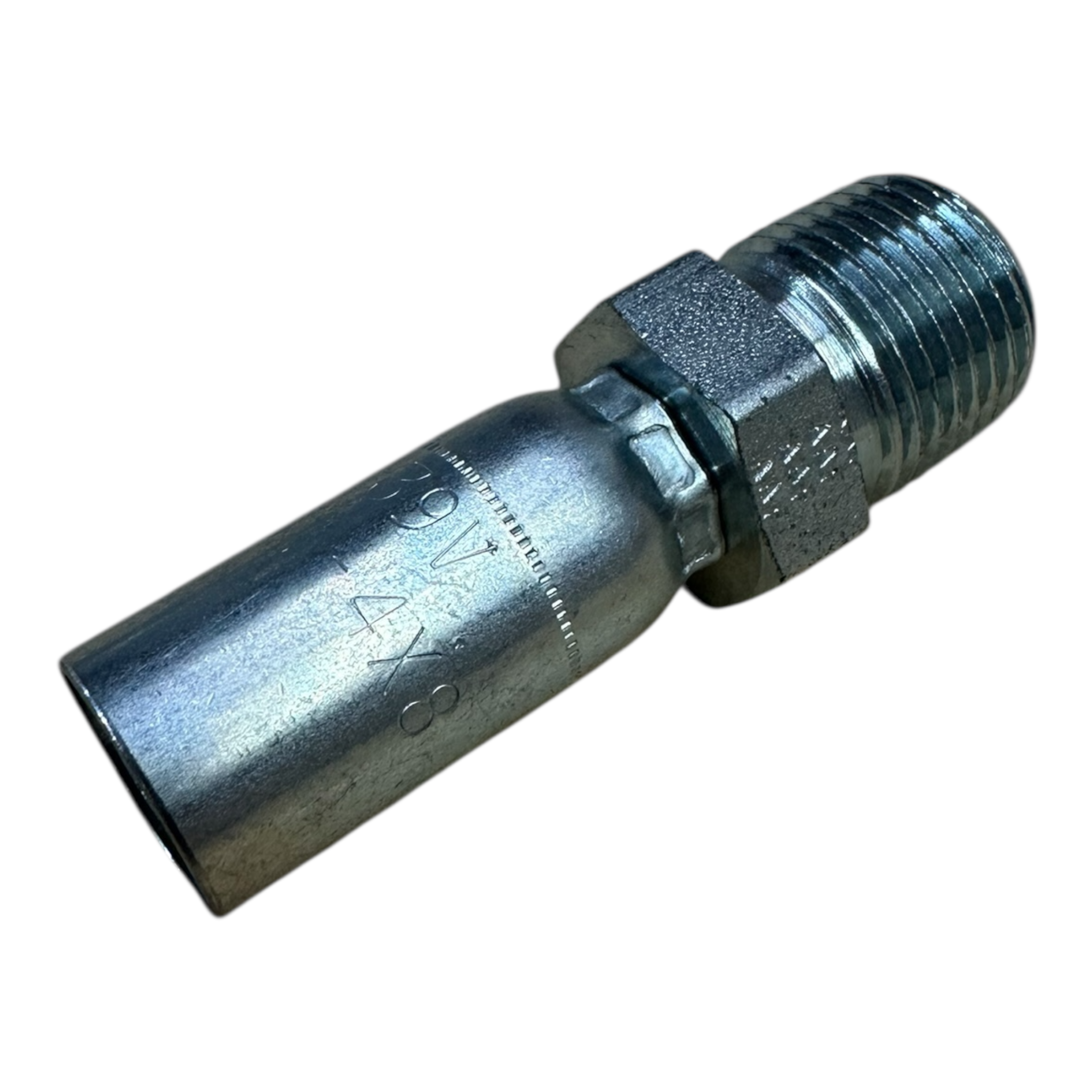 Couplamatic CS01-4X8 Hose Coupling │ 1/4 Hose X 1/2 Male Pipe⎪Replaces Weatherhead 04U-108 │ Couplamatic 