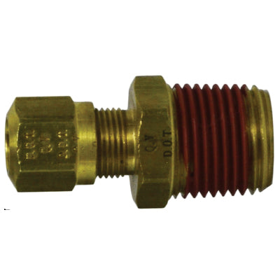 1/4" Nylon Air Brake X 1/4" Male Pipe Adapter DOT Compression Fitting │ Midland Industries 