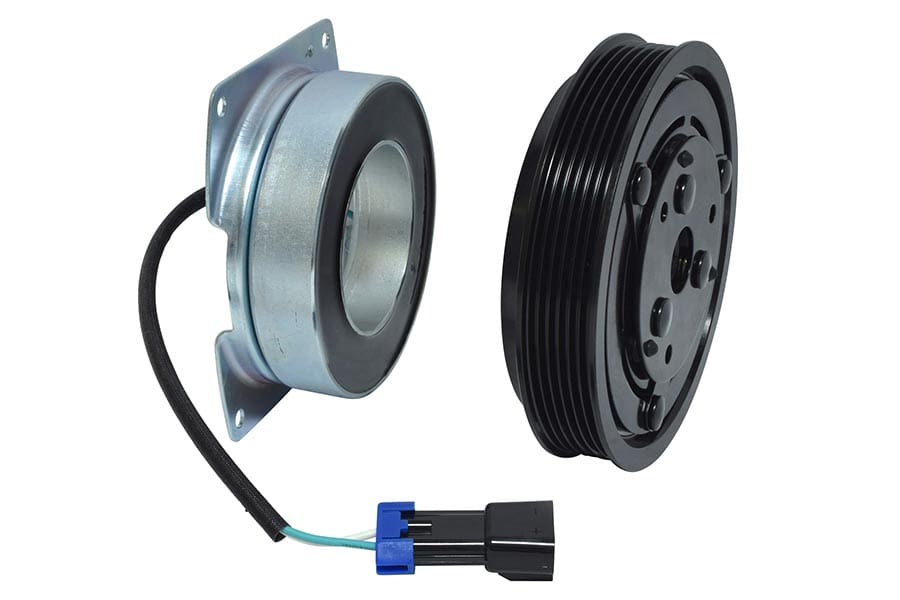 T/CCI York-Style 1501024 A/C Clutch – 6 Groove 6" Pulley 12V