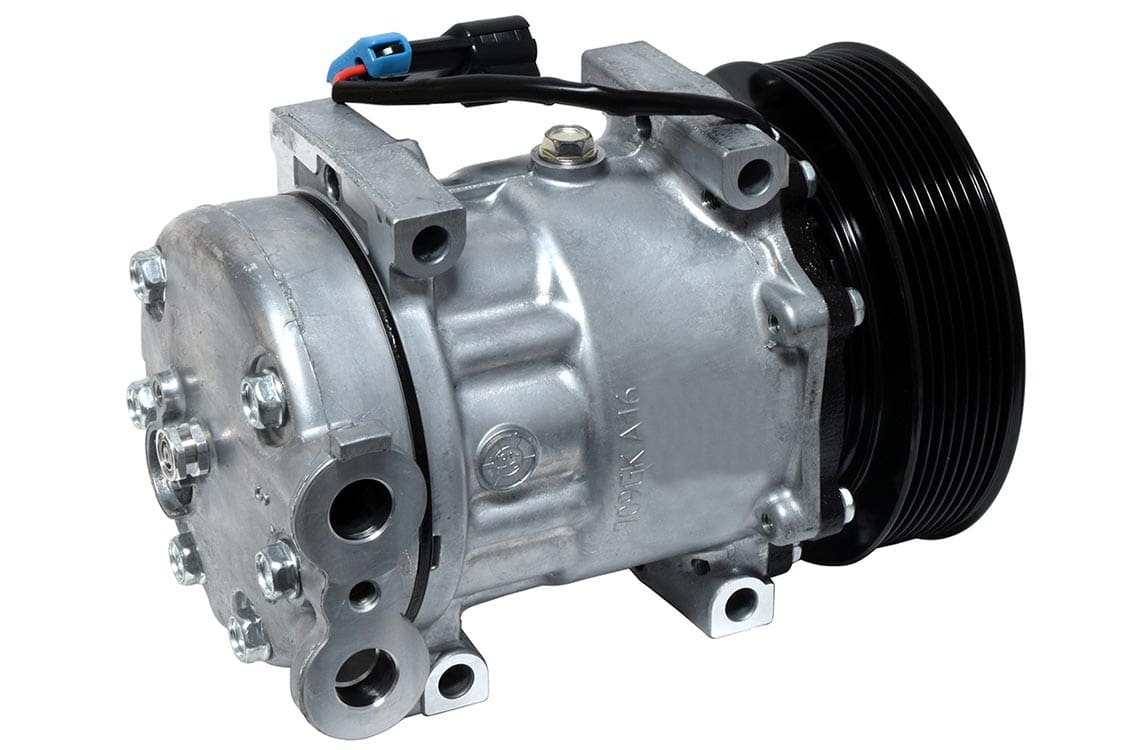 Sanden 4108 A/C Compressor – 8 Groove 140mm Direct Mount