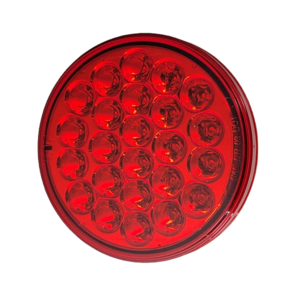 Automann 571.LD40R24 Red LED S/T/T | 24 Diode Replaces Truck-Lite 4050 │ Automann 