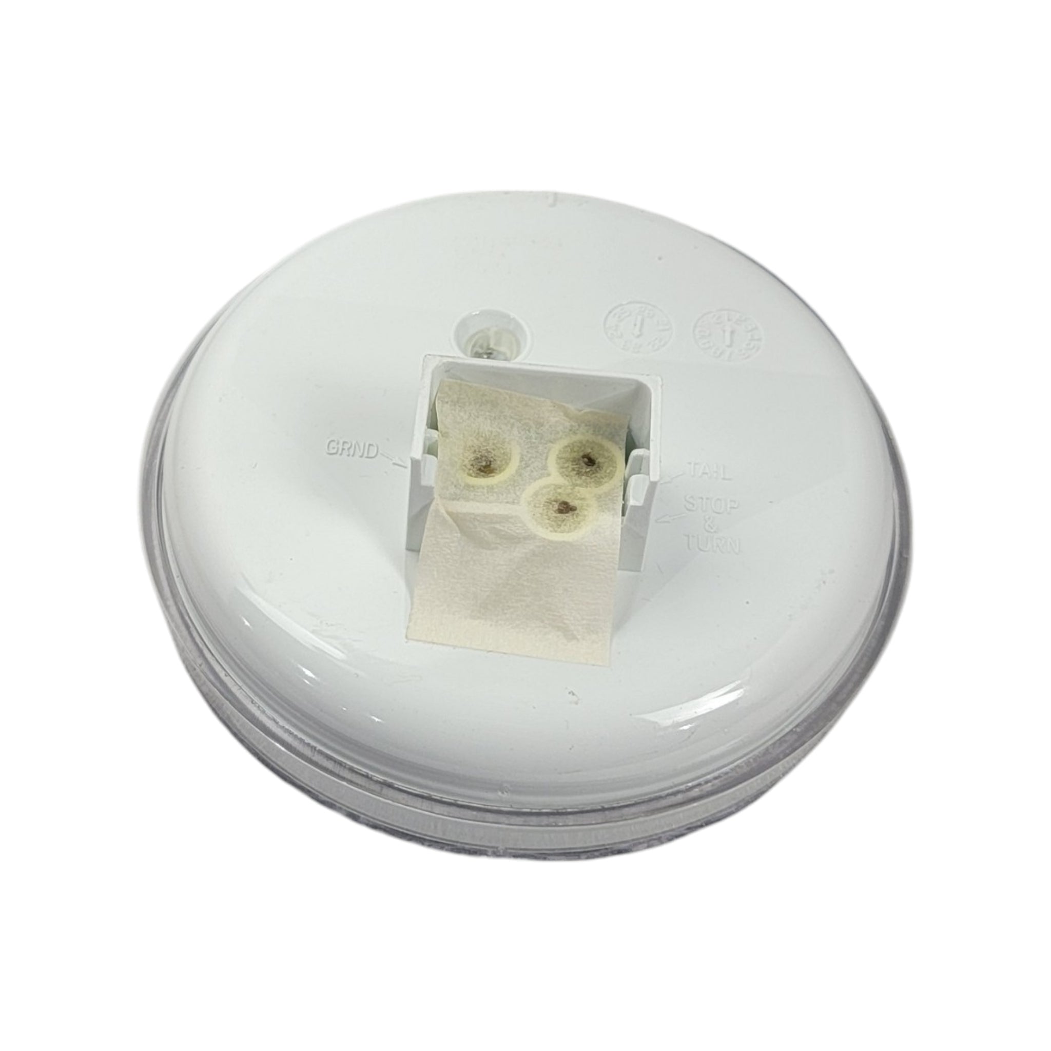 Automann 571.LD40CR24 Red LED With Clear Lens S/T/T | 24 Diode Replaces Truck-Lite 4051 │ Automann 