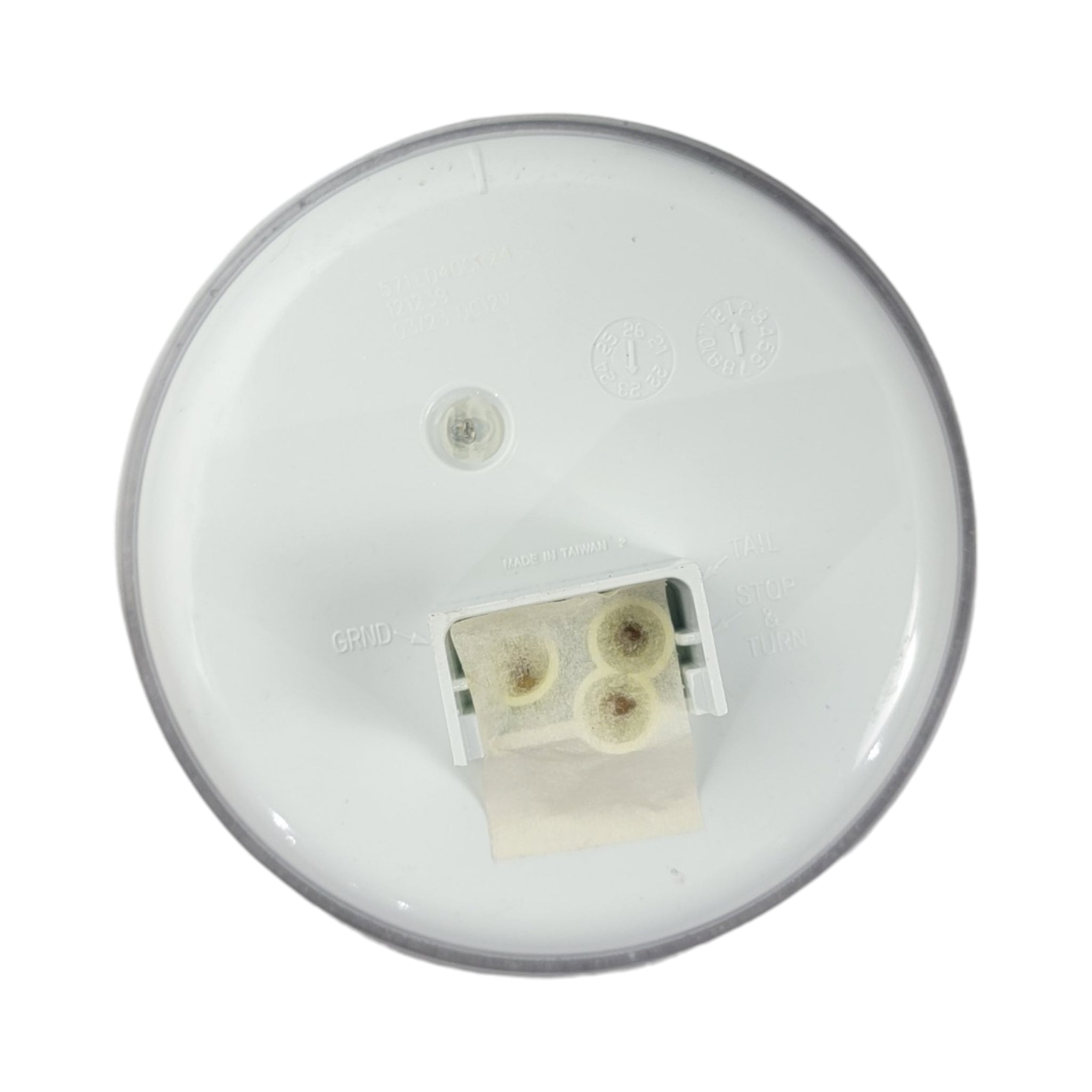 Automann 571.LD40CR24 Red LED With Clear Lens S/T/T | 24 Diode Replaces Truck-Lite 4051 │ Automann 