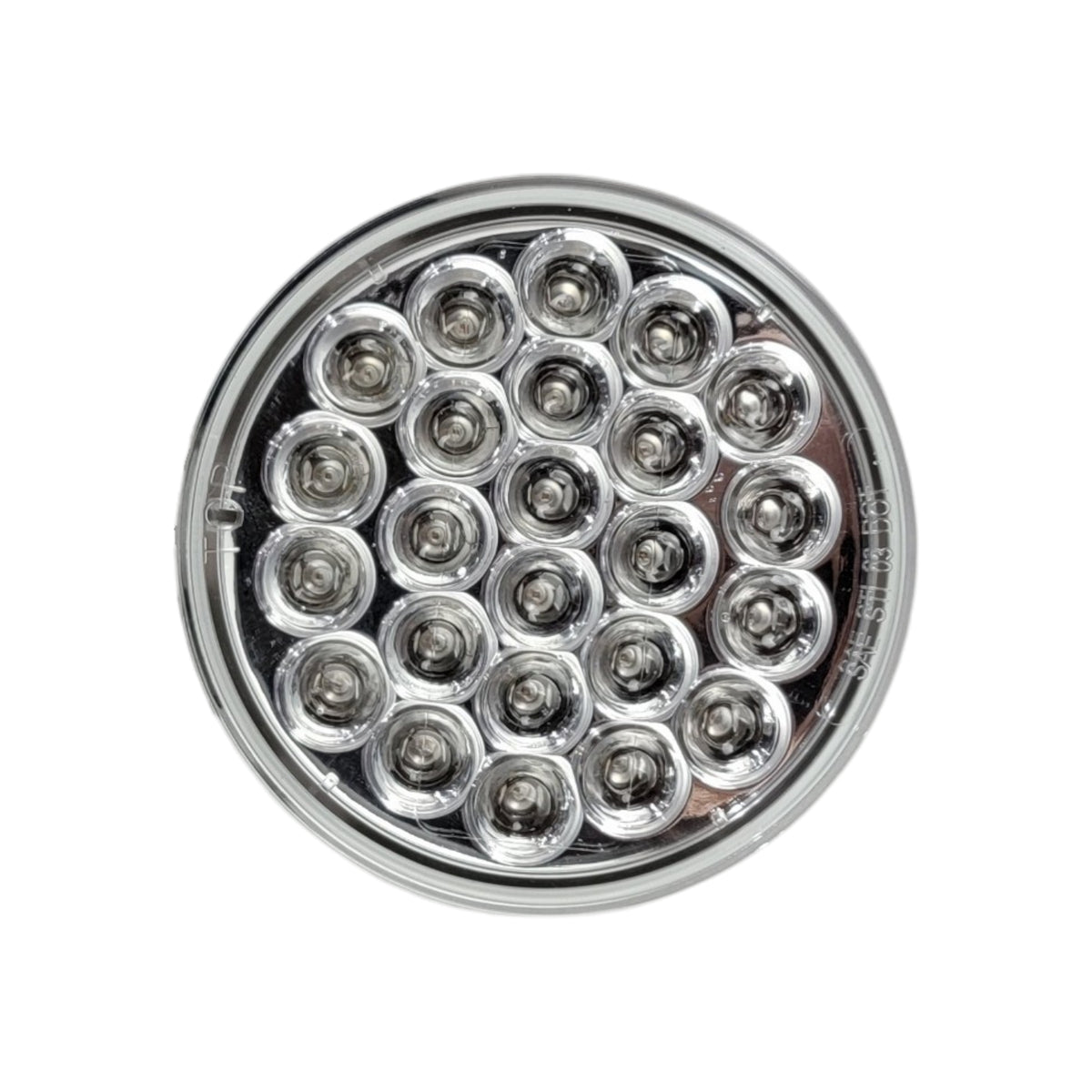 Automann 571.LD40CR24 Red LED With Clear Lens S/T/T | 24 Diode Replaces Truck-Lite 4051 │ Automann 