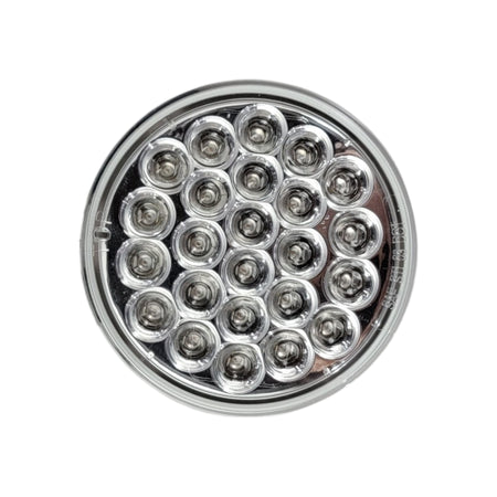 Automann 571.LD40CR24 Red LED With Clear Lens S/T/T | 24 Diode Replaces Truck-Lite 4051 │ Automann 