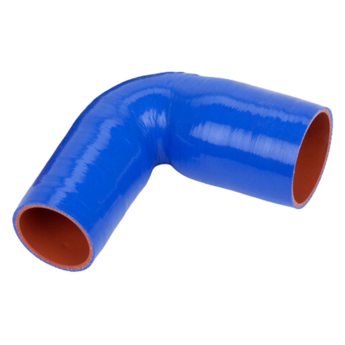 4.00in x 5in I.D. Blue 90 Degree Silcone Reducer │ Flex Technologies 