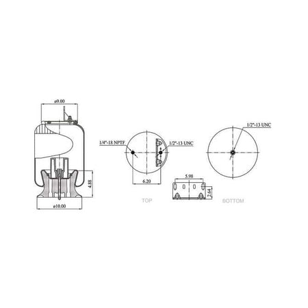 HD Value HDV9375 Air Spring – Mack Trucks with Hendrickson Suspension