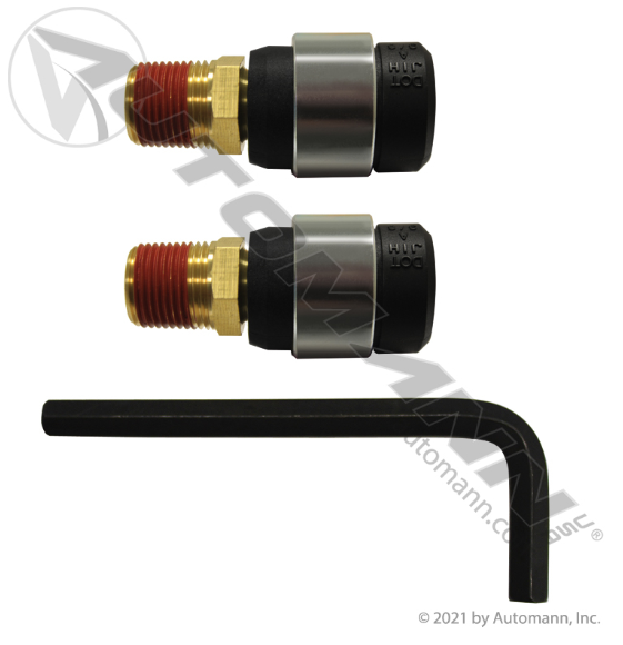 Automann 177.71402P Rubber Air Brake Hose Repair Kit │ Replaces Tramec 31402 │ Automann 