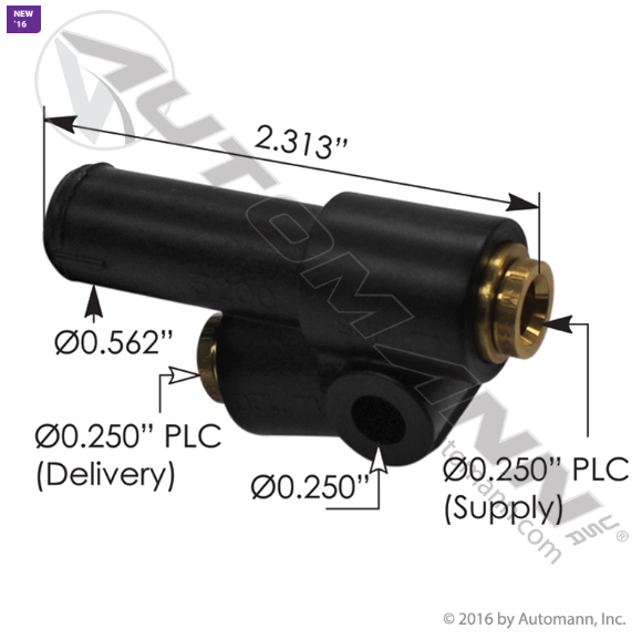 Automann 170.12751 Pressure Protection Valve │ Replaces Peterbilt G906083 │ Automann 