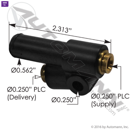 Automann 170.12751 Pressure Protection Valve │ Replaces Peterbilt G906083 │ Automann 