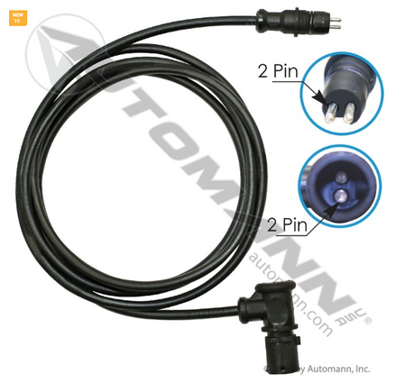 ABS Sensor Extension Wabco Type 72" │ Replaces Wabco S4497130180 │ Automann 