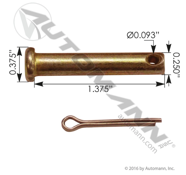 Automann 179.CP14 1/4" Clevis Pin │ Automann 