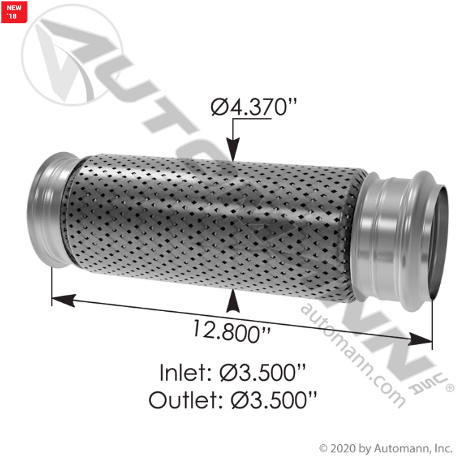 Automann 820.B75320P Bellows Kit for Kenworth and Peterbilt⎜Replaces Paccar M66-7091-0320 │ Automann 