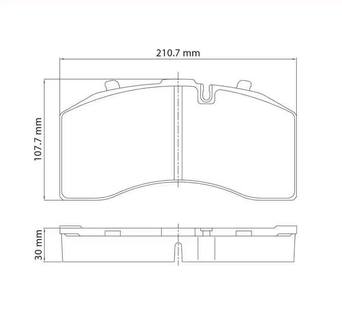 OTR OTRD1369 Air Disk Brake Pad Kit │ Replaces Bendix K129276 │ OTR 