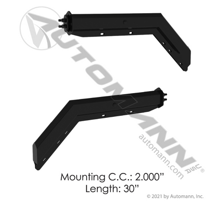 Automann 562.458 45° Spring-Loaded Mud Flap Hanger Kit │ Automann 