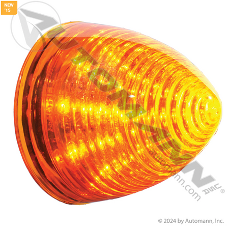 Automann 571.LD13A13 Amber LED Beehive Marker Light – 2.5 in