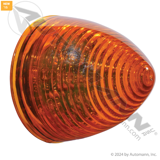 Automann 571.LD13A13 Amber LED Beehive Marker Light – 2.5 in