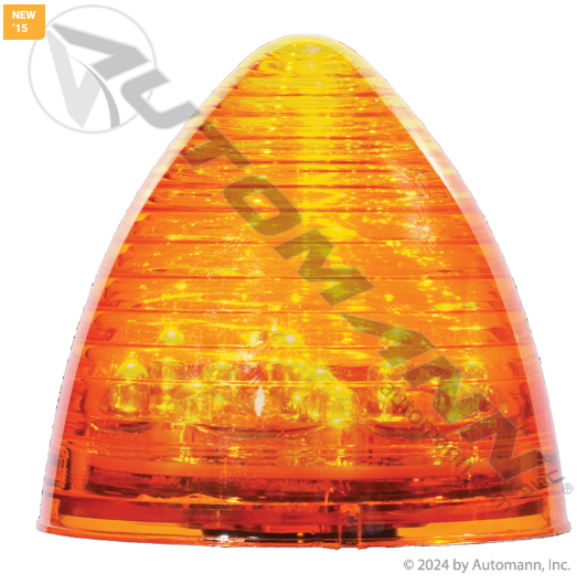 Automann 571.LD13A13 Amber LED Beehive Marker Light – 2.5 in