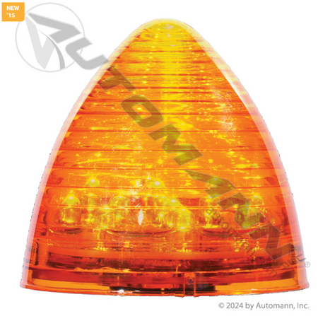 Automann 571.LD13A13 Amber LED Beehive Marker Light – 2.5 in