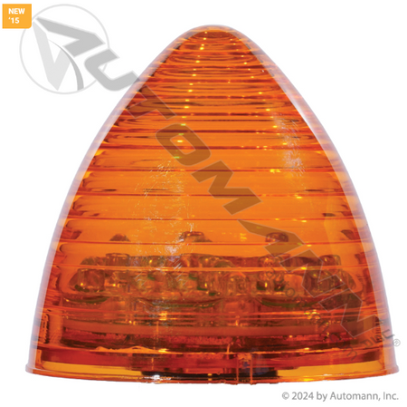 Automann 571.LD13A13 Amber LED Beehive Marker Light – 2.5 in