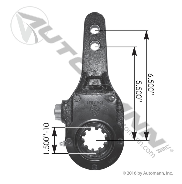 Automann 134.1031 Manual 1.5" 10 Spline Slack Adjuster With 5.5" or 6.5" Arm │ Automann 