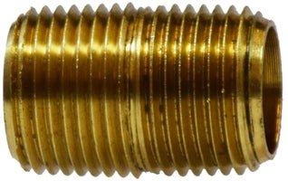 1/4" Close Yellow Brass Nipple Midland Industries 28132  |  Replaces 28132 │ Midland Industries 