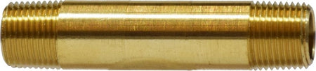 1/4" X 1 1/2" Yellow Brass Pipe Nipple Midland Industries 28144  |  Replaces 06113-0424 │ Midland Industries 