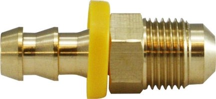 3/8 X 5/16 PUSH ON HOSE BARB X M FLARE ADAPTER MM-30271| Replaces 07204-0605 │ Midland Industries 