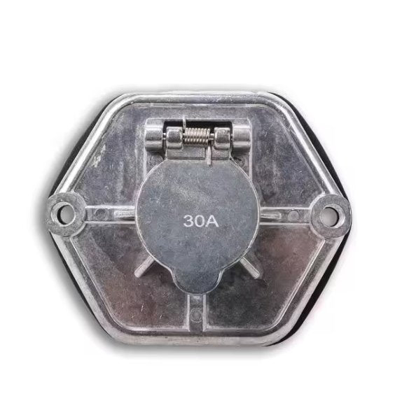 7 Way socket with 30 Amp Circuit Breaker