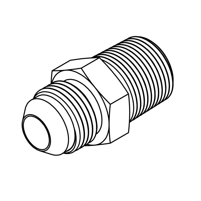 9/16 JIC to 3/8 Pipe Hydraulic Adapter │ Tompkins Industries 