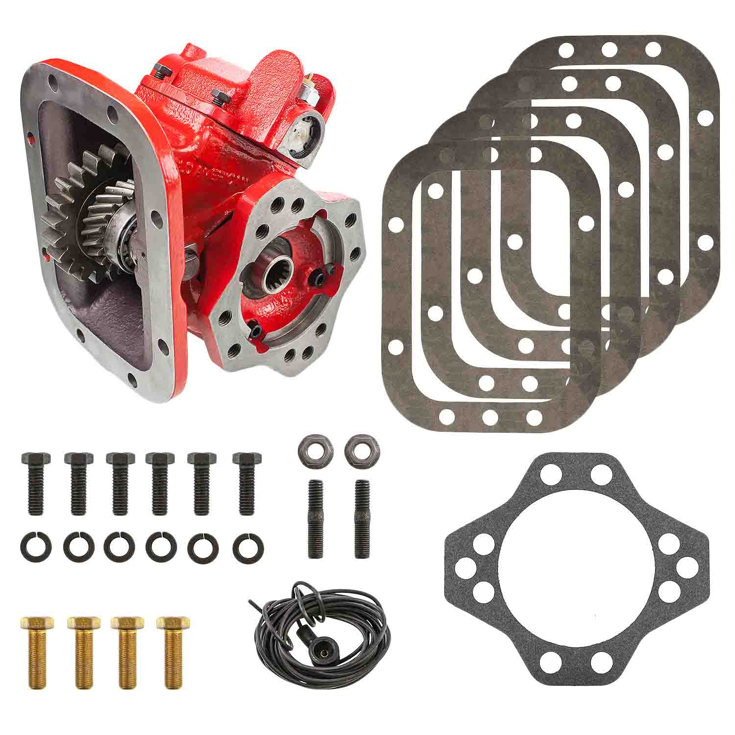 WQC TILLET 17-P (W−GEAR) World American WA20-08-7005 8-Bolt Air Shift PTO Assembly