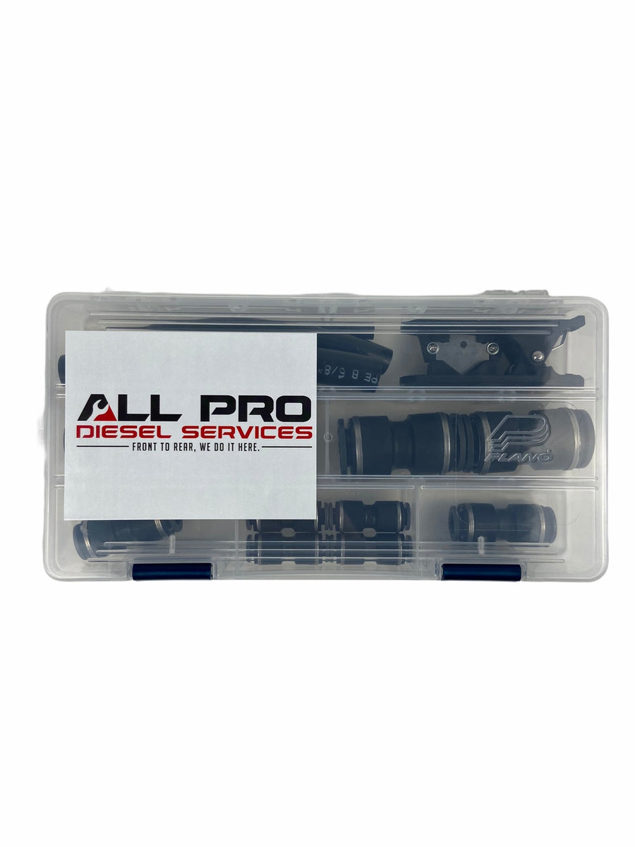Airline Repair Kit, DOT push to connect fittings For Nylon Tubing. All Pro Truck Parts